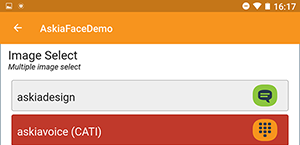 askiaface for Android portrait image select survey